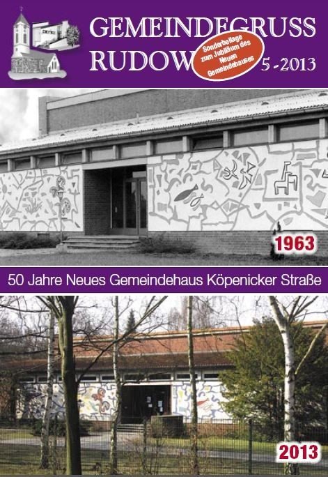 Sonderheft 50 Jahre Neues Gemeindehaus